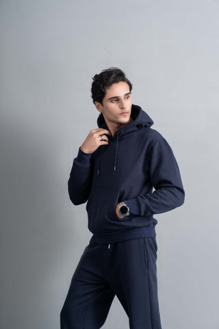 Navy Basic Hoodie Ecowears Store