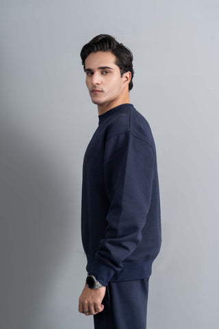 Navy Crew Sweatshirt Ecowears Store