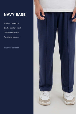 Navy Ease Trouser Ecowears Store