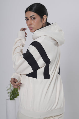 Off-White & Black Block Hoodie Ecowears Store