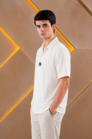 Off-White Short-Sleeve Resort Shirt Ecowears Store