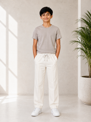 Off-White Wide Leg Trousers Ecowearstore