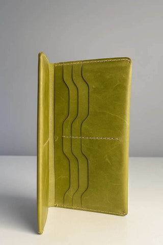 Olive Green Leather Wallet – Bold, Sleek & Functional Ecowear Store