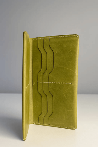 Olive Green Leather Wallet – Bold, Sleek & Functional Ecowear Store