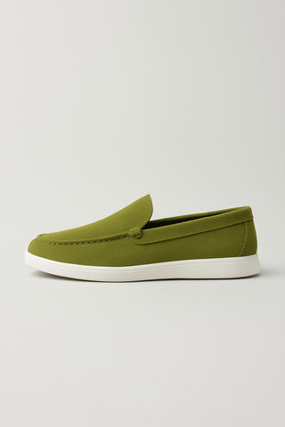 Olive Green Slip-On Loafers Ecowears Store