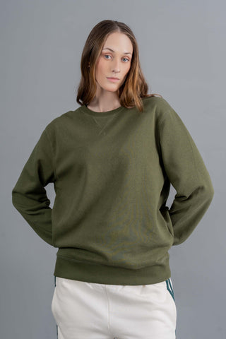 Olive Moss Green Classic Sweatshirt Ecowears Store
