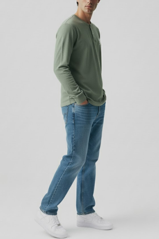 Pale Green Long Sleeve Tee Ecowears Store
