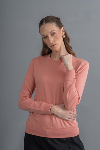 Peach Essential Sweatshirt Ecowears Store