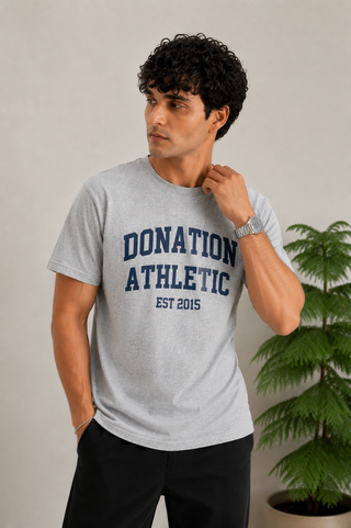PowderCore Athletic Tee - Heather Gray for Ultimate Performance and Comfort Ecowears Store