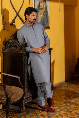 Refined Grey Shalwar Kameez – A Smart and Comfortable Choice for Everyday and Formal Wear Ecowears Store