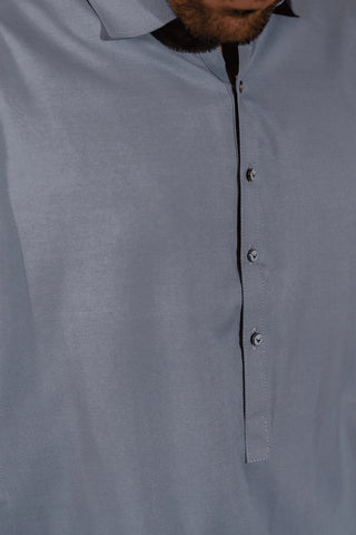 Refined Grey Shalwar Kameez – A Smart and Comfortable Choice for Everyday and Formal Wear Ecowears Store