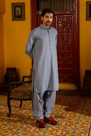Refined Grey Shalwar Kameez – A Smart and Comfortable Choice for Everyday and Formal Wear Ecowears Store