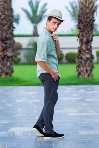 Relaxed Fit Trouser - Charcoal Grey Ecowears.pk Men's Trousers