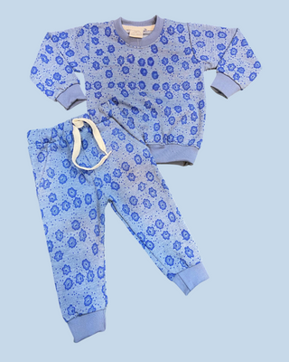 Girls Winter Track Suit Blue