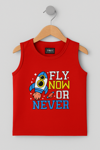 Boys Graphic Vest