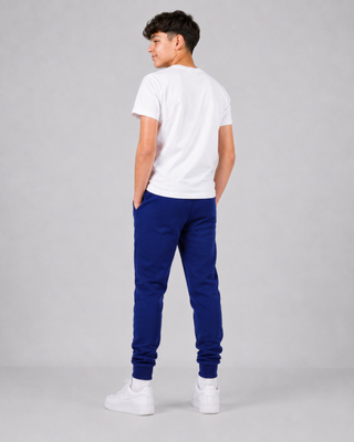 Royal Blue Fleece Trousers Ecowearstore