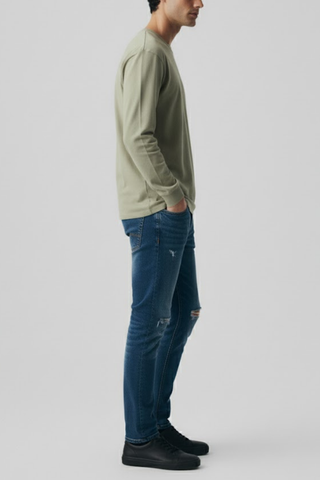 Sage Green Long Sleeve Tee Ecowears Store
