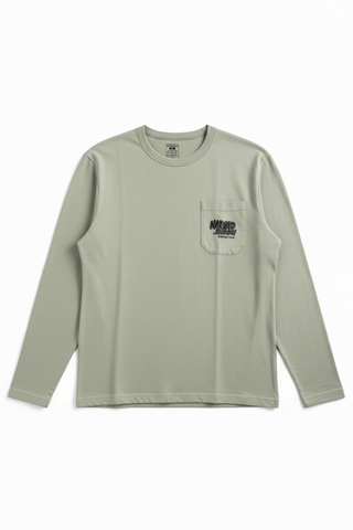 Sage Green Long Sleeve Tee Ecowears Store