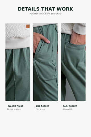 Sage Relax Fit Trouser Ecowears Store