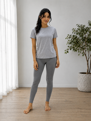 Slate Gray Performance Leggings Ecowears Store