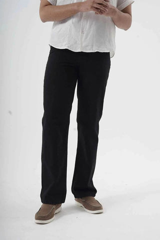 Sleek Black Slim-Fit Pants for Modern Casual Elegance Ecowears.pk Boys