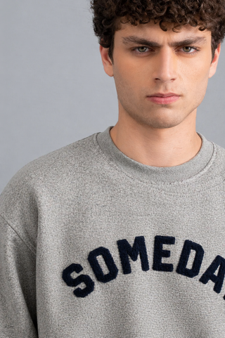Someday Crewneck Sweatshirt – Heather Grey Ecowears Store