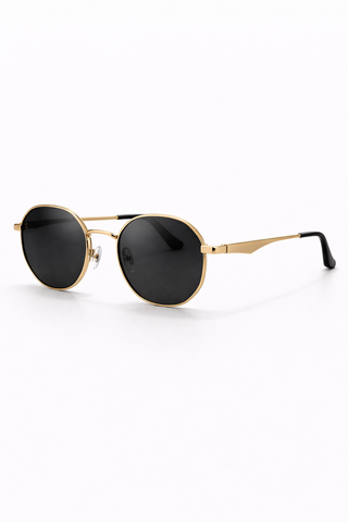 Stealth Matte Wayfarers - Golden arms Ecowears.pk