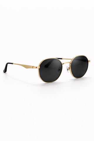Stealth Matte Wayfarers - Golden arms Ecowears.pk