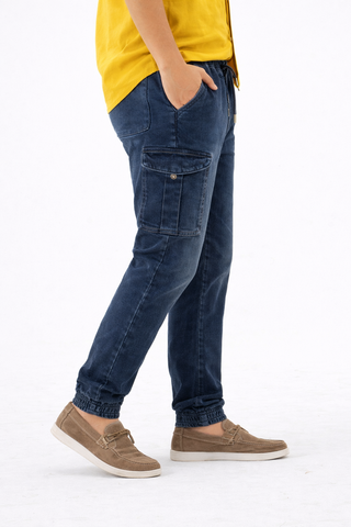 Urban Drift Denim Cargo Joggers Ecowears.pk Boys