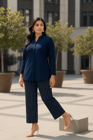 Blue Eclipse Co-ord Set - Ecowears.pk