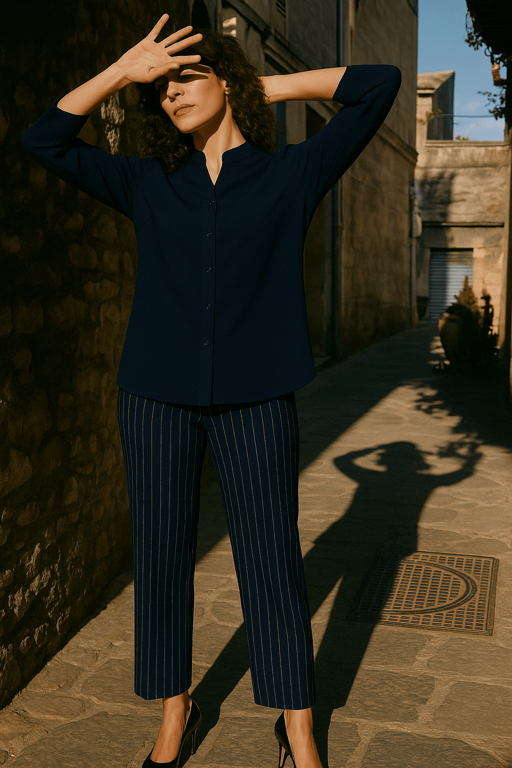 Blue Eclipse Co-ord Set - Ecowears.pk