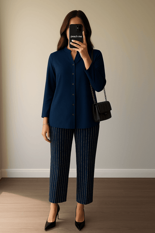 Blue Eclipse Co-ord Set - Ecowears.pk