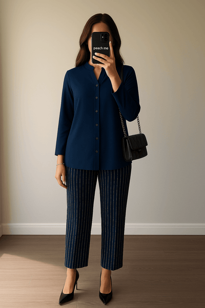 Blue Eclipse Co-ord Set - Ecowears.pk