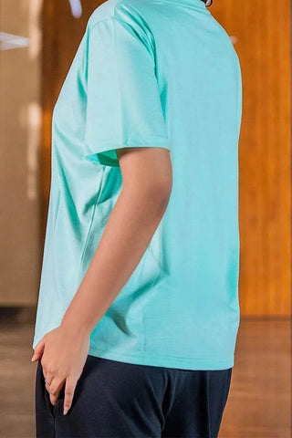 Mint Green Logo Tee - Essential Unisex Streetwear for Every Wardrobe Ecowears Store