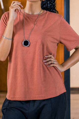 Essential Dusty Pink Tee – Relaxed Fit Ecowears Store