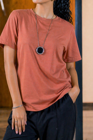 Essential Dusty Pink Tee – Relaxed Fit Ecowears Store