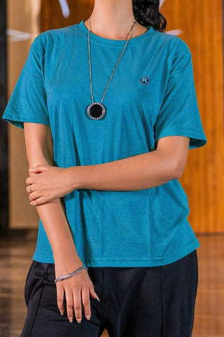 Essential Teal Tee – Relaxed Fit Ecowears Store